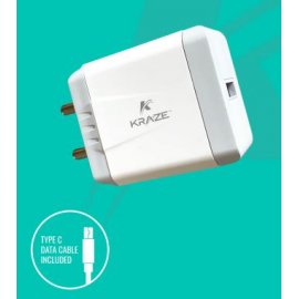 Kraze 3.0A Fast USB Travel Charger