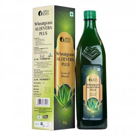 Arya Sukta Wheatgrass Aloevera Plus 1 Litre 
