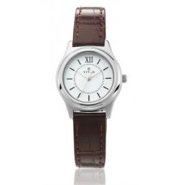 Titan Womens Classique Watch with Metal Brown Stra...