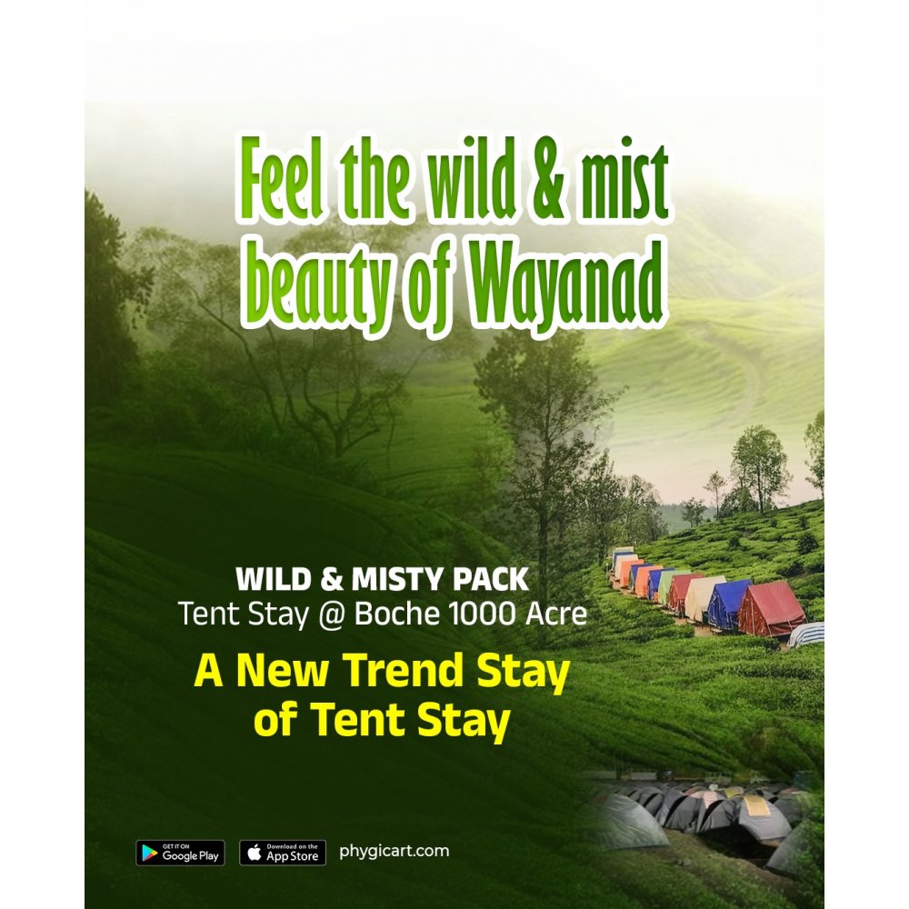 Boche 1000 Acre- Wild & Mistry Pack -Tent Stay