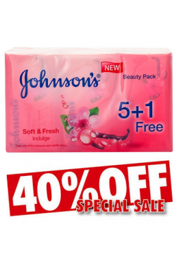 Johnson's Soft & Fresh Indulge 5+1 Soap
