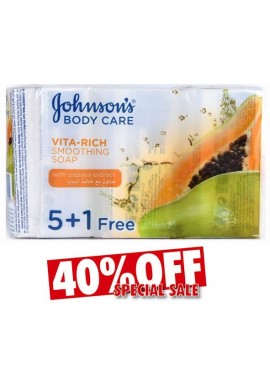 Johnson's Vita-Rich Smoothing  5+1 Soap