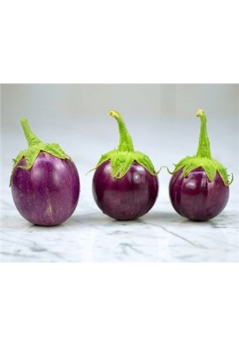 Eggplants (Purple round)  1kg