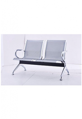 Two seater steel bench