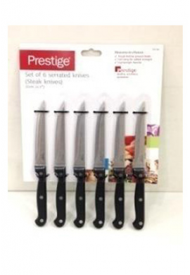 Prestige Set of 6 Serrated knives (Steak Knives)