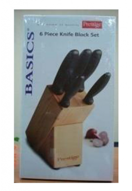 PRESTIGE 6 PC BASIC KNIFE BLOCK SET