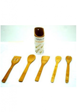 PRESTIGE BAMBOO KITCHEN TOOL SET 5PCS