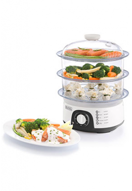 BLACK AND DECKER 3 Tier Food Steamer HS6000-B5