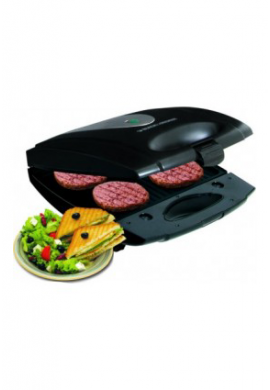 BLACK AND DECKER 4 slice - Interchangable Plate Sandwich + Grill Maker - Lifestyle - TS4080-B5