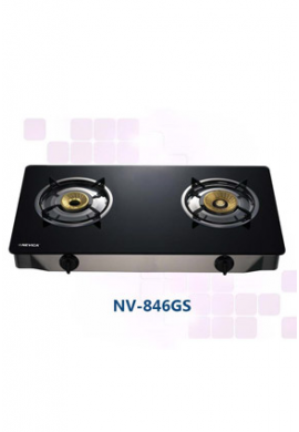 NEVICA Glass Top gas stoves with safety – 2 Burners