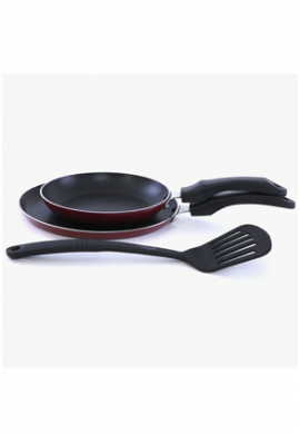 NON-STICK COOKWARE WITH NYLON SPATULA