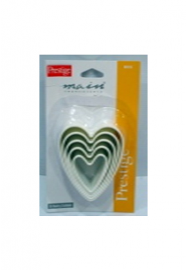 Prestige Heart Shape Pastry Cutter Set of 5