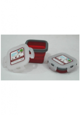 Good 2 Go Square Container 220Ml- Red
